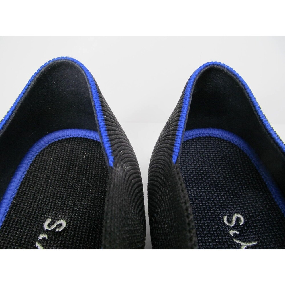 Rothy's Womens Black Flat Round Toe Knit Ballet Slip On Loafers Size US 10 - Picture 6 of 16